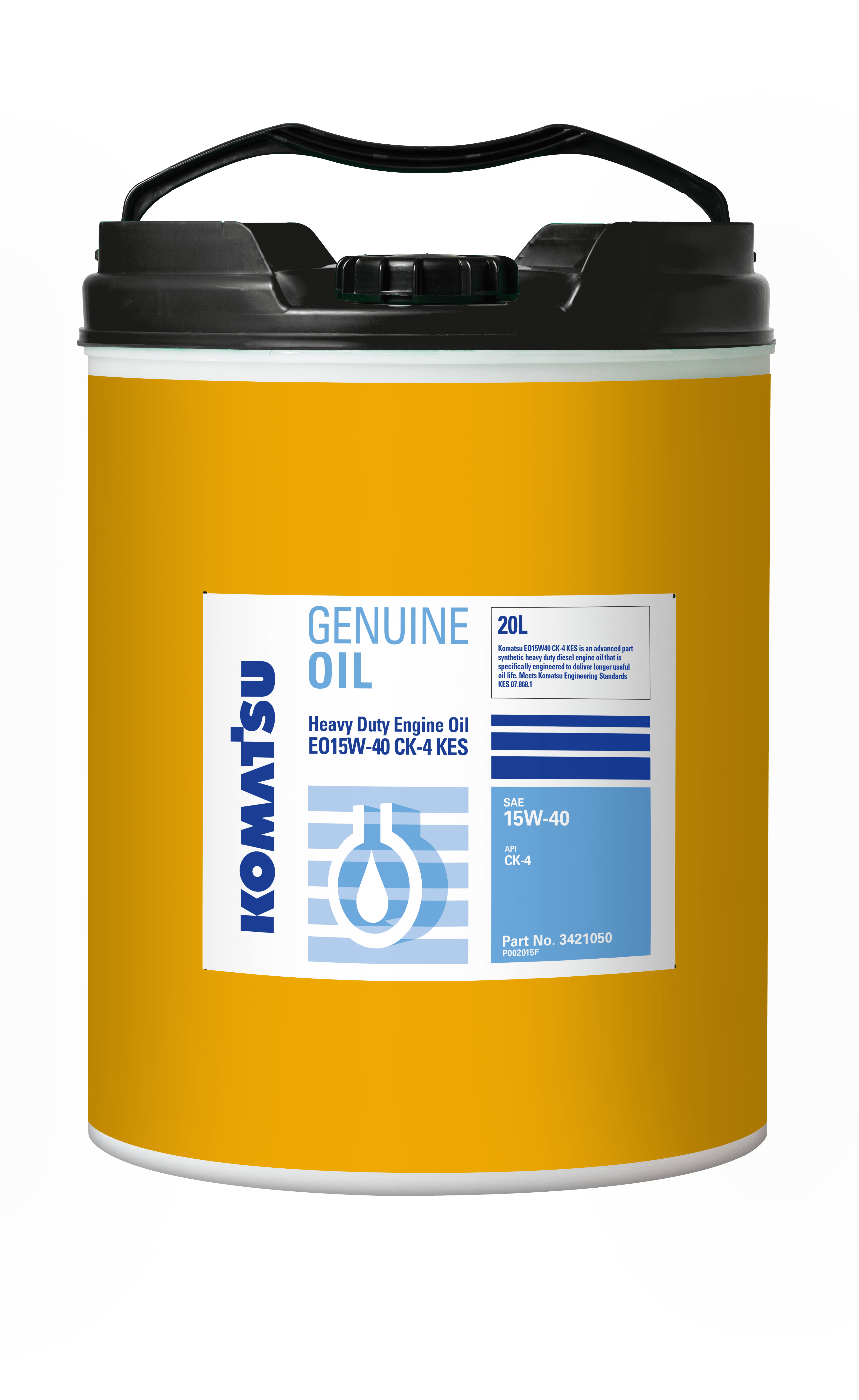 KOMATSU 純正 ディーゼルエンジンオイル 20L 15W-40