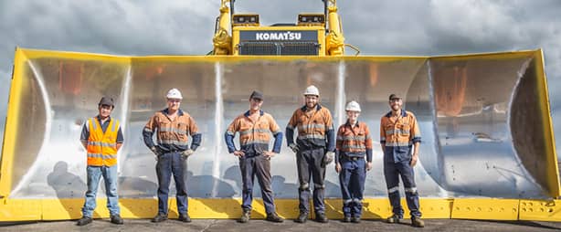 Meet the Komatsu CMS team
